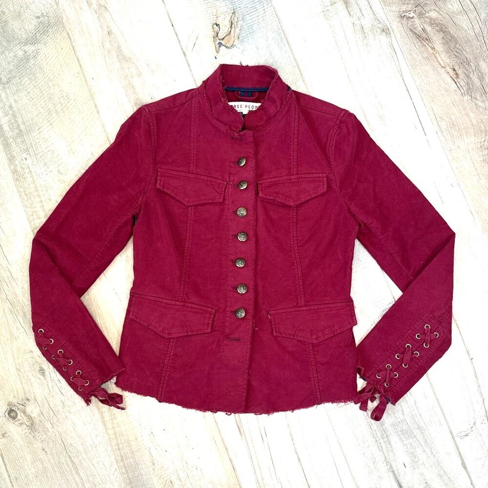 Free People Button Up Jacket Women's Size Small